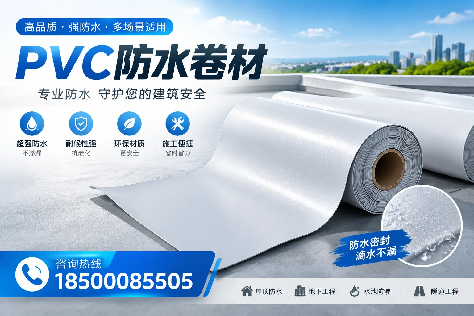 PVC防水卷材的市场竞争分析，保定品牌选择参考